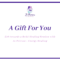 Reiki Gift Certificate